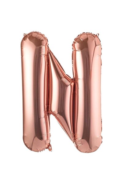 OEM Balon Folie Metalizata Litera N 80 cmmflati cu Heliu sau Aeriduali incluso