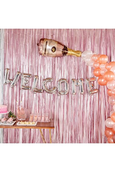 Flippy Metallic Foil Balloon Letter L, 40 cm, Silver (Inflate with Helium or Air, Straw Included)