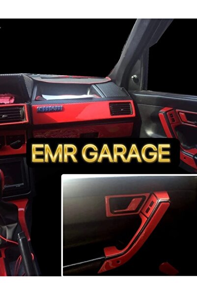 emrgarage EMR GARAGE Fiat Tempra, Tipo Maun Kaplama Seti Kırmızı Renk