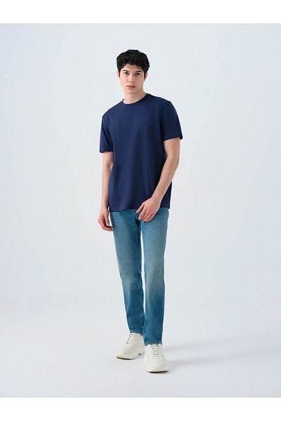 Loft Ανδρικό μπλουζάκι Regular Fit Navy Blue Lf2034994