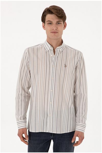 U.S. Polo Assn. Ανδρικό πουκάμισο με κουμπιά πέτο της ΗΠΑ