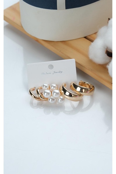 Jack Ferrero KADIN ÇELİK 6 LI KÜPE SETİ