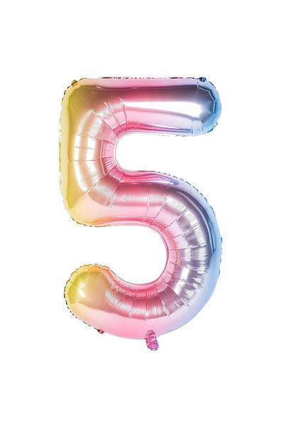 OEM Gradient Metallic Foil Balloon Figure, 100th Anniversary Theme cmidual