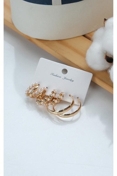 Jack Ferrero KADIN ÇELİK 6 LI KÜPE SETİ