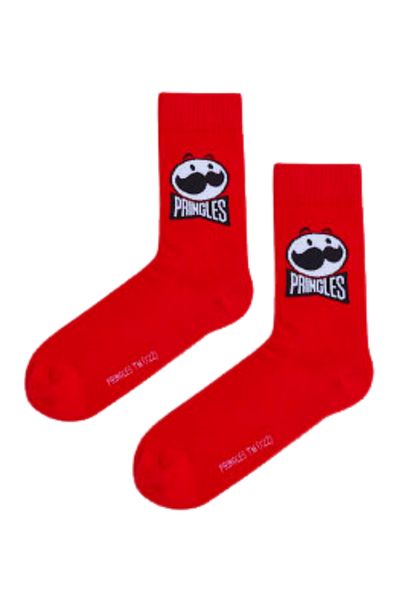 Shuttle Park Special Series Happy Chips Patterned Colorful Socks Fun Comfortable Design Style Socket Seamless Socks