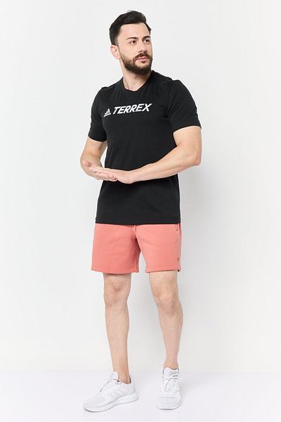 adidas Men Sportswear Fi Short Sleeves Outdoor T-shirt, Black