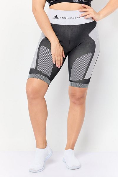 adidas By Stella Mccartney Women Sportswear Fit Outdoor Seamless Shorts, Black