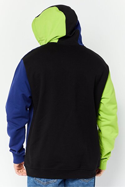 Lamborghini Men Brand Logo Long Sleeves Hoodie Multicolor