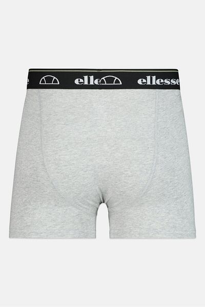 Ellesse شورت رجالي بشعار العلامة التجارية، 3 قطع، أخضر/رمادي