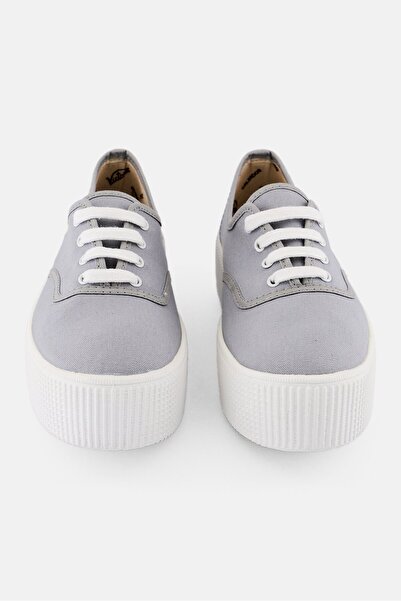 Victoria Women 1915 Doble Lona Lace Up Outdoor Shoes, Grey