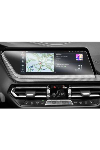 corcishop For Bmw 2 Series Compatible 10.25 Navigation 9H Nano Screen Protector Film 2020-2023