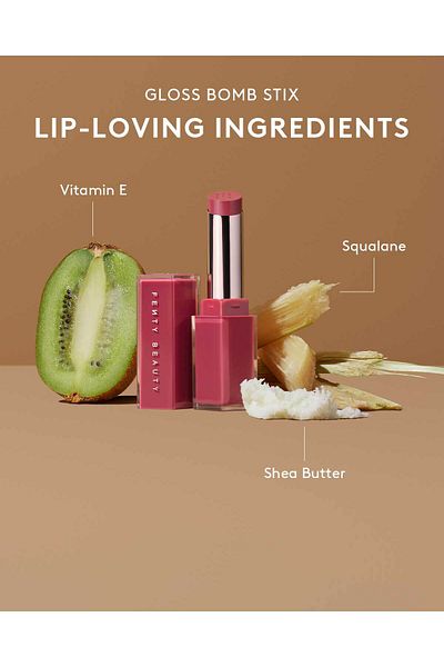 FENTY BEAUTY GLOSS BOMB STIX HIGH-SHINE GLOSS STICK- High'Biscus - pink rose