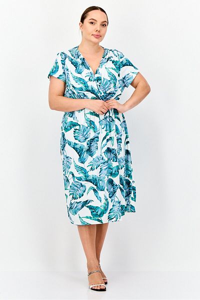 Phase Eight Women Allover Print Midi Dress, Multicolor