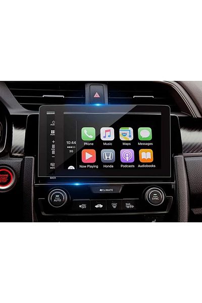 corcishop For Honda Civic Fc5 With Makeup Case Multimedia Screen Protector Film 2019-2022 Nano Screen Protector