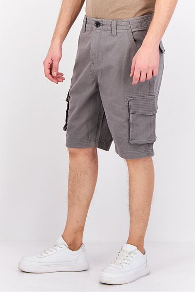 Threadbare شورت كارجو رجالي سادة من بوت، لون فحمي