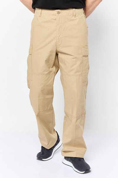 Dockers Men Relax Fit Solid Cargo Pants, Khaki