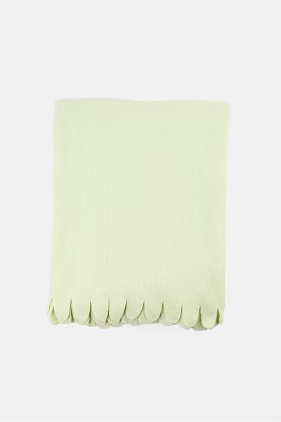 NANETTE LEPORE Polar Fleece Blanket 150 X 200 Cm, Light Green