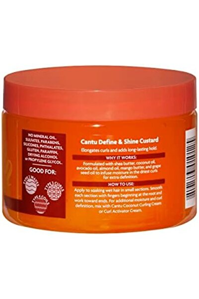 Cantu Shea Butter For Natural Hair Define Shine Custard, 340 Gm