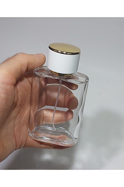 Paradise 1 Adet 100 ml Cam Kolay Kapama Sprey Kolonya Boş Parfüm Şişe beyaz G...