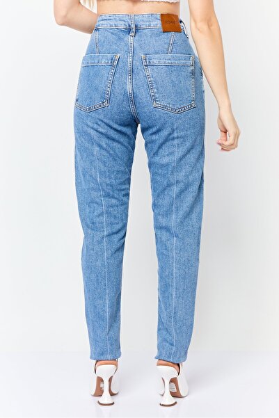 Esprit Women Tailored Slim Fit Washed Stretchable Jeans, Light Blue