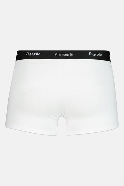 Algspar Men 3 Pieces Brand Logo Boxer, White/green/black