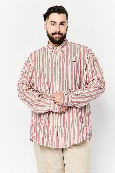 Harmont & Blaine Men Regular Fit Embroidered Long Sleeves Casual Shirt, Multicolor