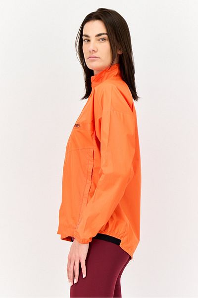 adidas Women Sportswear Fit Long Sleeves Running Truck Jacket, Orange