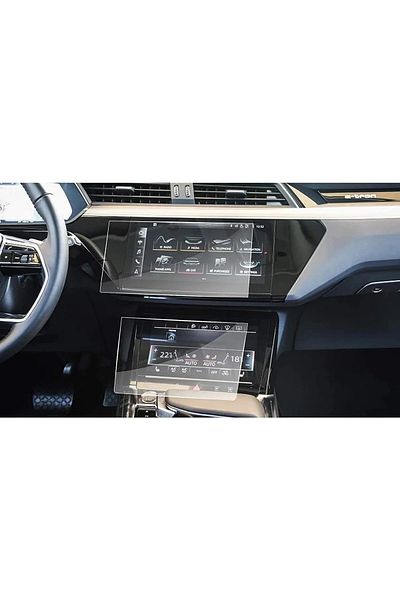 corcishop Audi A6 Navigation and Lower Control Panel 9H Nano Screen Protector 2019-2023