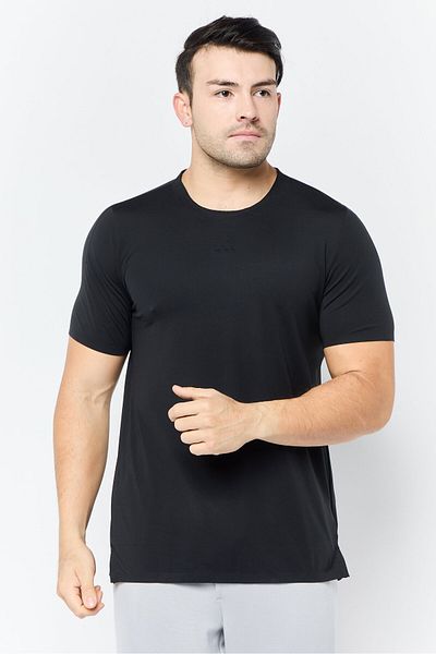 adidas Men Sportswear Fit Short Sleeves Training T-shirt, Black