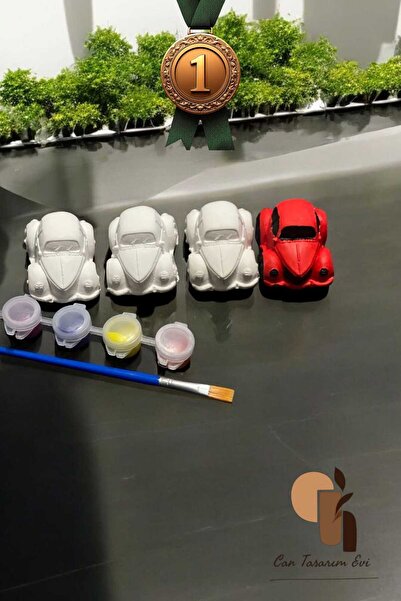 CanTasarımEvi Vosvos 4lü Taş Boyama Otonom Gelişim Çocuk Etkinliği Taş Boyama...