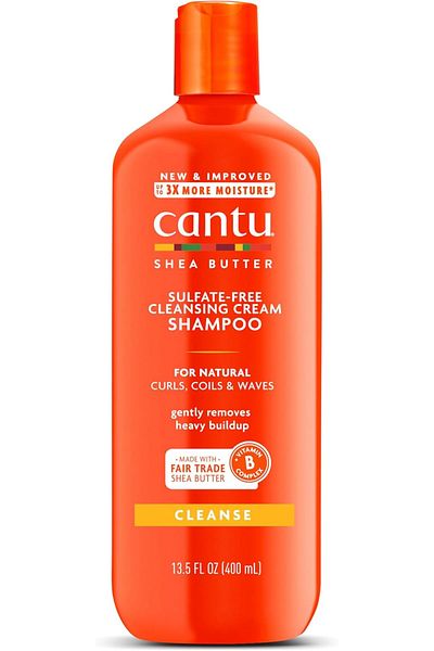 Cantu Cleansing Cream Shampoo 400 ml, White, 13.5 Fl Oz (Pack of 1)
