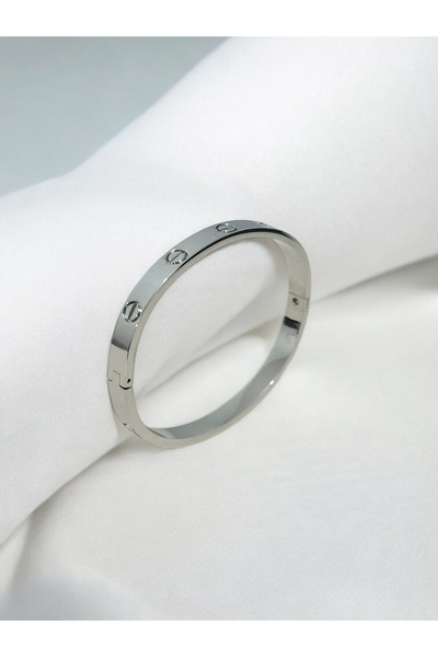 MAC CENTER أصفاد نسائية أنيقة من الفولاذ - أصفاد للسيدات - مجوهرات الزفاف - ت...