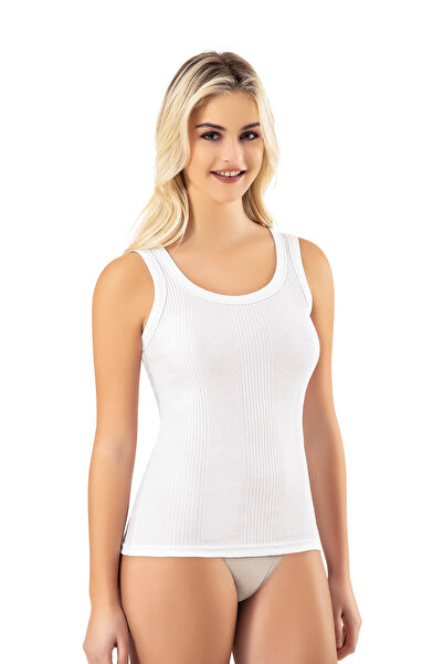 LEYNA BUTİK Pamuk lu Pamučni džersej Rebrasta tkanina Prugasto Ovalna kragna ...