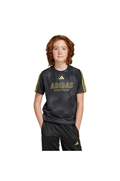 adidas Παιδικό μπλουζάκι Unisex Μαύρο T-shirt J HOT COF TEE JI6183