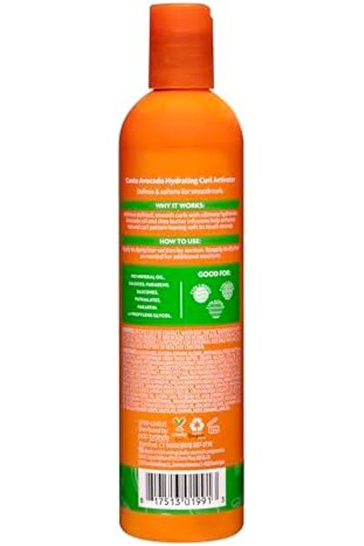 Cantu Avocado Hydrating Curl Activator Cream, 355ml
