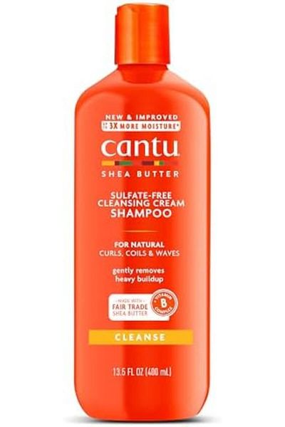 Cantu Cleansing Cream Shampoo 400 ml, White, 13.5 Fl Oz (Pack of 1)