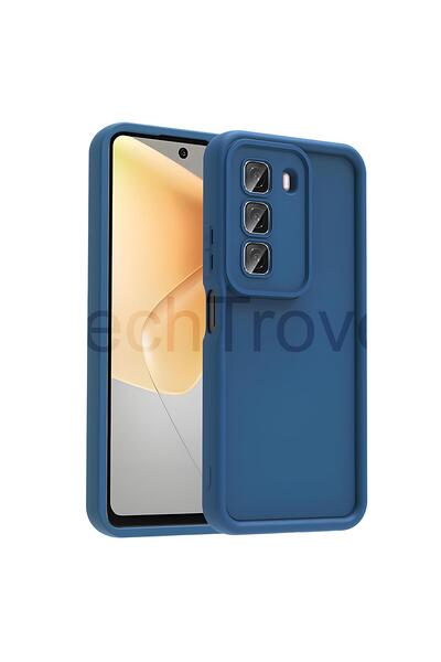 TechTrove İnfinix Hot 50 4G Kılıf Kamera Korumalı Kenar Çıkıntılı Soft Renkli...