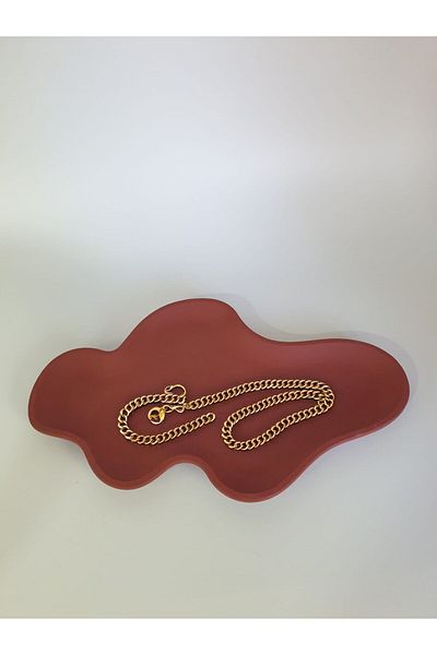 Lapida Home Decor Διακοσμητικός Δίσκος Κοσμημάτων & Παρουσίασης σε Σχήμα Σύννεφο, Πιάτο Κοσμημάτων 20 cm