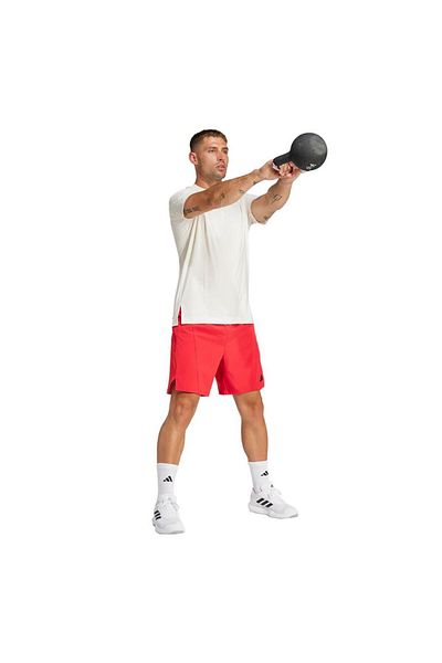 adidas Men's Red Shorts D4T Hybrid Shorts Jı8152