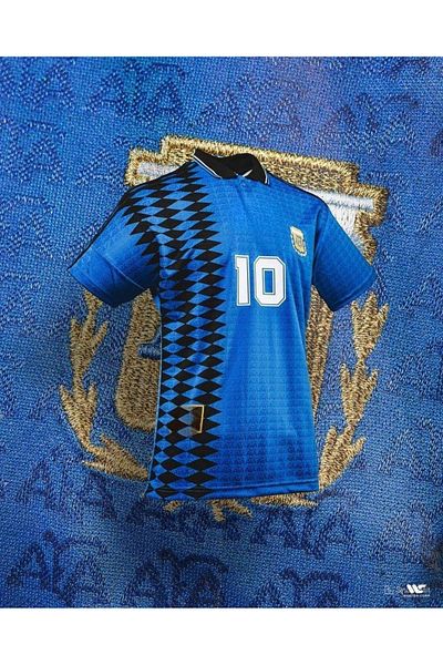 Lion Spor L. Messi Argentina Nostalgia Τζέρσεϊ με γιακά / Ρετρό Τζέρσεϊ ΠΡΟΣΩΠΙΚΟ ΓΙΑΚΑ LS