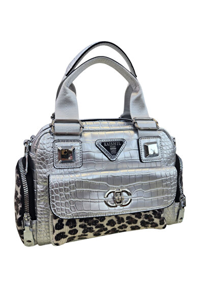 OUEEN ELİZABETH 6-ОЧКОВИЙ ЛЕОПАРДОВИЙ ВЗОРЕЦЬ, ДЕТАЛЬНИЙ, ВИСОКОЯКІСНИЙ ЖІНОЧИЙ СУМКА НА ПЛЕЧЕ