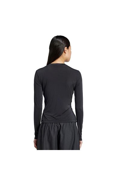 adidas Hanorac negru pentru femei SHEER 3S LS JC5075