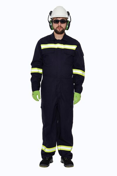 Kardelen İş Elbiseleri Fire Proof Flame Proof Coverall Special Production Fire Safety Coverall