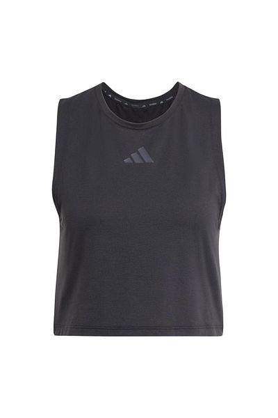 adidas Women's Black Undershirt Boxy Tank 3S Jj3501