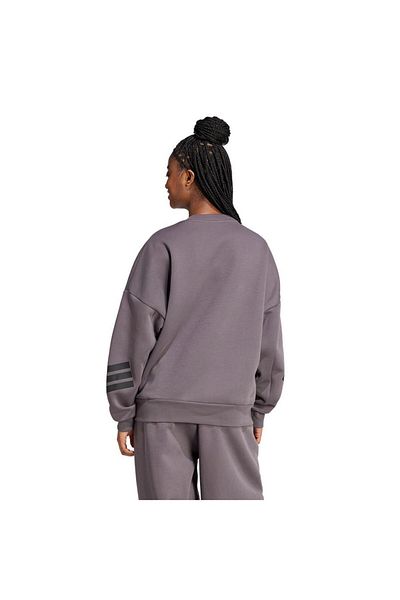 adidas Women's Gray Sweatshirt W Fi 3S Swt Je0214
