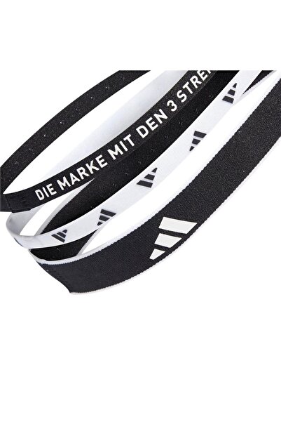 adidas Μαύρο Κορδόνι Μαλλιών 3pp Headban New Ia3031