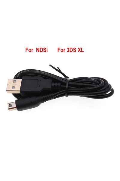 Choice كابل طاقة وشاحن بيانات USB لجهاز 3DS XL لـ DS Lite DSL NDSL لـ NDSi 3DS New 3DS XL L