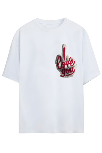 PERISENSE Oversize Combed Cotton T-Shirt 100% Cotton – Unisex Printed Streetw...