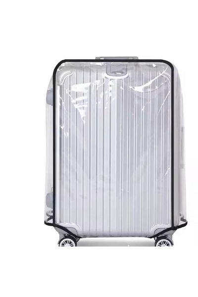 Generic Premium PVC Luggage Cover 24 Inch - Waterproof, Dustproof, Scratch Resistant Travel Luggage Cover