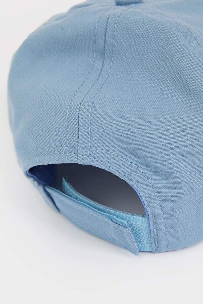 DeFacto Pălărie tip șapcă din amestec de in imprimat pentru bebeluși C2738A525SM